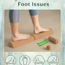 Cork Balance Board Kit, 4-in-1 Foot Balance Board and Foot & Ankle Strengthener for Stability, Mobility & Balance, with Toe Resistance Bands, Crafted from Natural Cork, Digital Guide Included