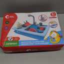 CUTE STONE Color Changing Kitchen Sink Toys, Children Electric Dishwasher Playing Toy with Running Water, Upgraded Faucet, Automatic Water Cycle System Play House Pretend Role Play Toys for Boys Girls