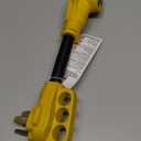 NEMA 14-50P to 10-50R RV to Stove Adapter Cord, STW 6 AWG, 50 Amp 250 Volts 4-Prong Generator Plug to 3-Prong Oven Female Connector Adapter, for Kitchen Rang, Stove, Oven, EV, ETL Listed