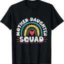 Mother Daughter Squad Women T-shirt Black Size S
