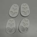 4 Pieces Christmas Holly Leaves Silicone Mold Leaf Shaped Fondant Mold Chocolate Dessert Molds for Baking Chocolate Candy Sugar Cake Decorations