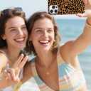 Jusy Compatible with MagSafe Brown Leopard Print Phone Case for iPhone 11 Pro Max, Trendy Luxury Magnetic Soft TPU and Hard PC Protective Phone Cover for Women Girls - Leopard