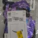 Black Purple Blue Balloon Arch Garland Kit, 127Pcs Navy Light Blue Metallic Lavender Violet Black Latex Balloons with Chrome Explosion Star Balloons for Kids Game Birthday Outer Space Party Decoration