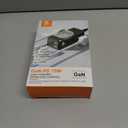 USB C Charger, 75W PD GaN3 Wall Rapid Charger Extension Cord with 3 U.S. AC Outlets and 1 Watch Wireless Charger, 2 USB-A Ports and 3 USB-C Ports, 9-in-1 Adapter for Office, Bedroom and Home