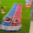 JOYIN 22.5FT Water Slide and 2 Inflatable Boards, Extra Long Heavy Duty Double Lawn Waterslide with Sprinkler for Kids Adults Backyard Summer Water Toy Outdoor Fun, Blue, Pink