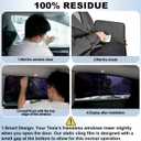 XCBYT Car Window Shades for Tesla Model Y 2020-2024 (Not for 2025 2026 Model Y Juniper) | Static Cling Rear Side Sun Shade, UV & Heat Blocking, Privacy Protection, Easy On & Off
