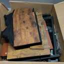 360° Swivel Nightstand with Height Adjustable, Lift Top Bedside Table with Charging Station, Rolling Night Stand with Fabric Drawer, End Table with Wheels, for Bedroom, Living Room, Rustic Brown
(1 Drawer + 1 Pack)