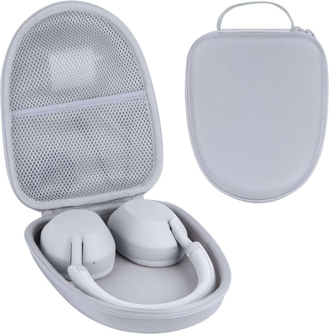 Hard Case Replacement for Sony WH-1000XM6, WH-1000XM5, WH-1000XM4, WH-1000XM3 Noise Canceling Headphones, Portable Travel Headphone Cases (White Case)