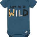 Onesies Brand Baby Boys' 8-pack Short Sleeve Mix & Match Bodysuits (Blue)