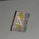 NOVO OVO Old School Wide White French Short Sharp Square Tip Nail Tips Press on BABY PINK, Need Builder Gel Top Coat Nail Glue, Soft Gel Full Cover Fake Nail Extension, for DIY x 15 Sizes 240 pcs