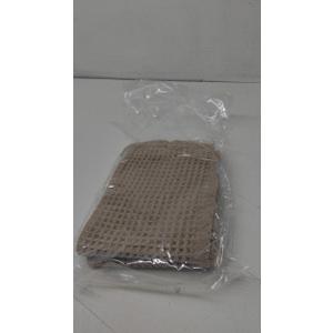 MIULEE Set of 2 Waffle Bathroom Rugs, Boho Bath Rugs Non Slip Washable, Super Absorbent Bath Mats, Ultra Soft Rubber Backed Shower Mats for Bathroom Floor, Tub and Shower, Brown, 17x24 Inch (17''x24'')