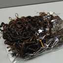 LIYATE Goddess Locs Crochet Hair 12 Inch 6 Packs Faux Locs Crochet Hair for Black Women Pre Looped Soft River Locs Crochet Braids with Curly Hair Bohemian Hippie Locs Hair Extensions(T1B/30)