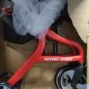 Drive Medical Nitro Sprint Foldable Rollator Walker with Seat, Petite Height Lightweight Rollator with Large Wheels, Folding Rollator, Short Rolling Walker for Seniors and Adults, Red