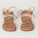 The Drop Women's Haven Lace Up Gladiator Sandal (5, Doe Tan)