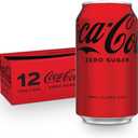 Coke Zero Sugar Cola Soda, 12 oz, 12 Pack , BBD: Oct 2025
