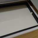 16x20 Large Shadow Box Picture Frame with Soft Linen Back, Black Wooden Youth Kids Jersey Frame Display Case with Tempered Glass Cover for Wall Display