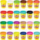 Play-Doh Modeling Compound 24-Pack Case of Colors, Non-Toxic, 3 Oz Cans of Assort. Colors, Back to School Classroom Supplies, Preschool Toys, Ages 2+ 