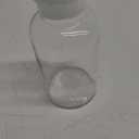 Lab Glass Reagent Bottle,Wide Mouth Glass Storage Bottle with Ground Stopper,Decorative Bottles/Vase (Clear, 500ML) (16.9 Ounces)