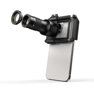 APEXEL 6X Telephoto Lens & 150mm Macro Lens, 2-in-1 Aluminum Phone Camera Lens Kit with Universal Clip. Phone Lens Attachment Fit for iPhone 16/15/14/13, Samsung, Android Phone and Most Smartphone
