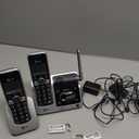 AT&T BL102-2 DECT 6.0 2-Handset Cordless Phone for Home with Answering Machine, Call Blocking, Caller ID Announcer, Audio Assist, Intercom, and Unsurpassed Range, Silver/Black