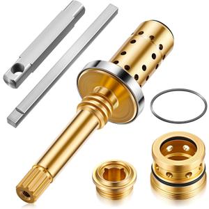 Enhon Valve Rebuild Kit Replacement for REB-VALVE, Compatible with Symmons Temptrol Valve, TA-10 Spindle Assembly, TA-4 Hot and Cold Seats, T-11 Cap Gasket, T-35A/B Seat Removal Tools (1 Pack)