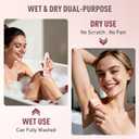 Bikini Trimmer for Women, 3-in-1 Electric Razors for Women, IPX7 Waterproof Rechargeable Cordless Pubic Hair Shaver, with LED Display, for Ladies Bikini Pubic, Face, Underarms, Legs(Pink)