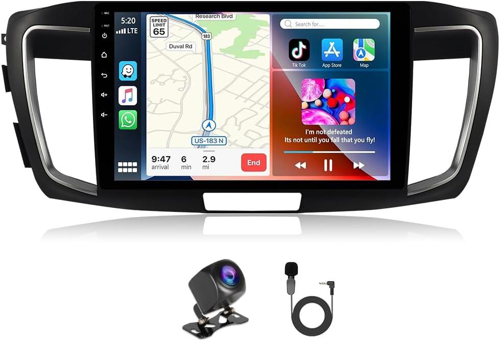ASURE Android 15 Car Stereo Radio for Honda Accord 2013-2017 Base Models