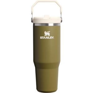 STANLEY IceFlow 2.0 Flip Straw Tumbler with Handle 30 oz | Twist On Lid and Flip Up Straw | Leak Resistant Water Bottle | Insulated Stainless Steel | BPA-Free | Exclusive Thyme