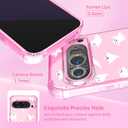 2 x Halloween Phone Case for Google Pixel 9 Pro, for Pixel 9 Pro Halloween Case for Women Girls Girly, Cute Ghosts Pattern Soft TPU Slim Cover, Ghosts/White