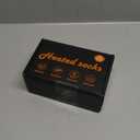 Rasfalo Heated Socks for Men Women, Rechargeable Heated Socks with 4000mAh Battery 3 Heating Levels, Electric Socks Thermal Foot Warmer Socks for Winter Outdoor Sports, Camping, Hunting