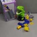 Moveable Dinosaur Shooting Toys for Kids 3-8 Years, Movable Shooting Target Toy with Air Pump Launcher, Interactive Competition Game Gift for Boys and Girls Ages 3 4 5 6 7 8 Years Old