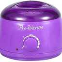 Wax Heater for Hair Removal, Intelligent Temperature Control Heater Machine Paraffin Heater, Wax Therapy Device, Used for Body Hair Removal JUNC (Color : Purple)