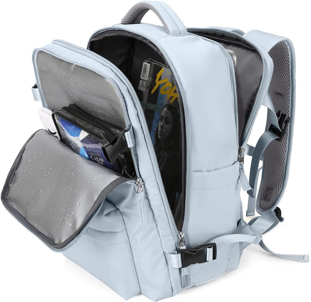 WONHOX Large Travel Backpack Carry on Flight Approved Laptop Work Business Backpack for Women Men Mochila de Viaje