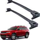DBXB-RV Roof Rack Cross Bars Compatible with for 2021-2026 Jeep Grand Cherokee L and 2022-2026 Grand Cherokee WL, Heavy Duty 300lb Full Aluminum Black Matte.