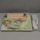 ROBUD Activity Table, 11-in-1 Montessori Learning Table with Bead Maze, Gears, Track, Shape Matching, Storage & More, Wooden Montessori Toys for Toddler, Educational Gift for Baby Boys Girls, Green