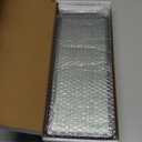 WallarGe Atomic Clock with Indoor Outdoor Temperature - Easy to Read - Self Setting, 14.5'' Jumbo Auto Set Digital Wall Clock Battery Operated (Carbon)