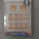 BTArtbox Press on Toenails Short, White French Tips Press on Toe Nails Square, Light Weight & Fit Perfectly Glazed Glue On Toenails with Glue, Fake Toe nails in 16 Sizes 32 Kit, Hope Hope