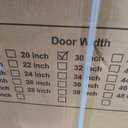 SMARTSTANDARD Bifold Doors, Mirror Closet Doors for 60''15" x4 x 80" with Sliding Hardware Kit Set, Interior Bi Fold Door for Closet, Easy Install, MDF, White