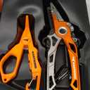 KastKing AlumaStream 7.5" Aluminum Fishing Pliers, Crossover Pliers, Wacky & Neko Rig Pliers With O-Ring Storage, Fishing Gear, Fishing Gifts for Men, Corrosion-Resistant Saltwater & Freshwater Pliers