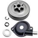 3/8" 6T Sprocket Clutch Drum Kit Fit for Poulan Pro P3314 P3416 P3816 PP4218A P3516PR PP3516AVX P4018WT PP4218AVX 4218AVX, Chainsaw Maintenance Replace 501628301 530057905