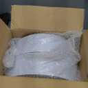 bUCLA 100PCS White Plastic Plates-10.25inch Disposable Dinner Plates-Premium Party&Wedding Plates