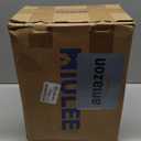 MIULEE Pinch Pleated Thick Linen Curtains 90 Inch 4 Panels Set Back Tab Memory Trained Pinch Pleat Semi Sheer Light Filtering Curtains Let Light in Window Drapes for Living Room Bedroom Beige White