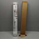 Aluminum Mini Blinds for Indoor Windows Cordless 1In No Holes 100% Privacy Protection L-Shaped Slats Room Darkening Horizontal Window Blinds for Office,Home, White, 23" W x 64" H