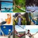 Hammock Straps, Hammock Tree Straps Lightweight Set of Two 10FT Long 32 Adjustable Loops Total with 2 Carabiners Holds up to 1000 Lbs Each Strap
