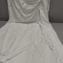 David's Bridal The Edit Studio Soft White Corset Bodice Lace Off The Shoulder A Line Wedding Dress with Side Slit, Bridal Gown with Flattering A Line Silhouette for Ceremonies and Reception - 2X