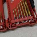 Milwaukee 48-89-4630 Kit TiN Shockwave (15-Piece Titanium)