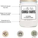 You Nique Designs, Corgi Candle, 8 Oz, Cute Corgi Gifts for Corgi Lovers Women, Corgi Stuff, Corgi Goft, Corgi Dad Mom, White All Natural Soy Vegan Aromatherapy Candles (Lavender & Vanilla)