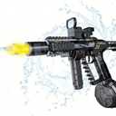 Electric Water Gun, Squirt Blaster Automatic Toy for Kids & Adults, 500cc Large Capacity, 26-32ft Long Range, Rechargeable Battery, Auto-Sync LED Lights, Summer Outdoor Toy for Pool, Beach & Backyard