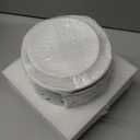 REMIAWY Orchid Pot, 2 Pack Orchid Pots with Drainage Holes and Saucer, 6 Inch and 5 Inch Large Ceramic Planter for Repotting Indoor Plants, Succulent, Decorative, Good Air Circulation, White