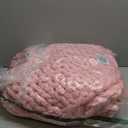 Maetoow Chenille Chunky Knit Blanket Throw 4050 Inch, Handmade Warm & Cozy Blanket Couch, Bed, Home Decor, Soft Breathable Fleece Banket, Christmas Thick and Giant Yarn Throws, Light Pink